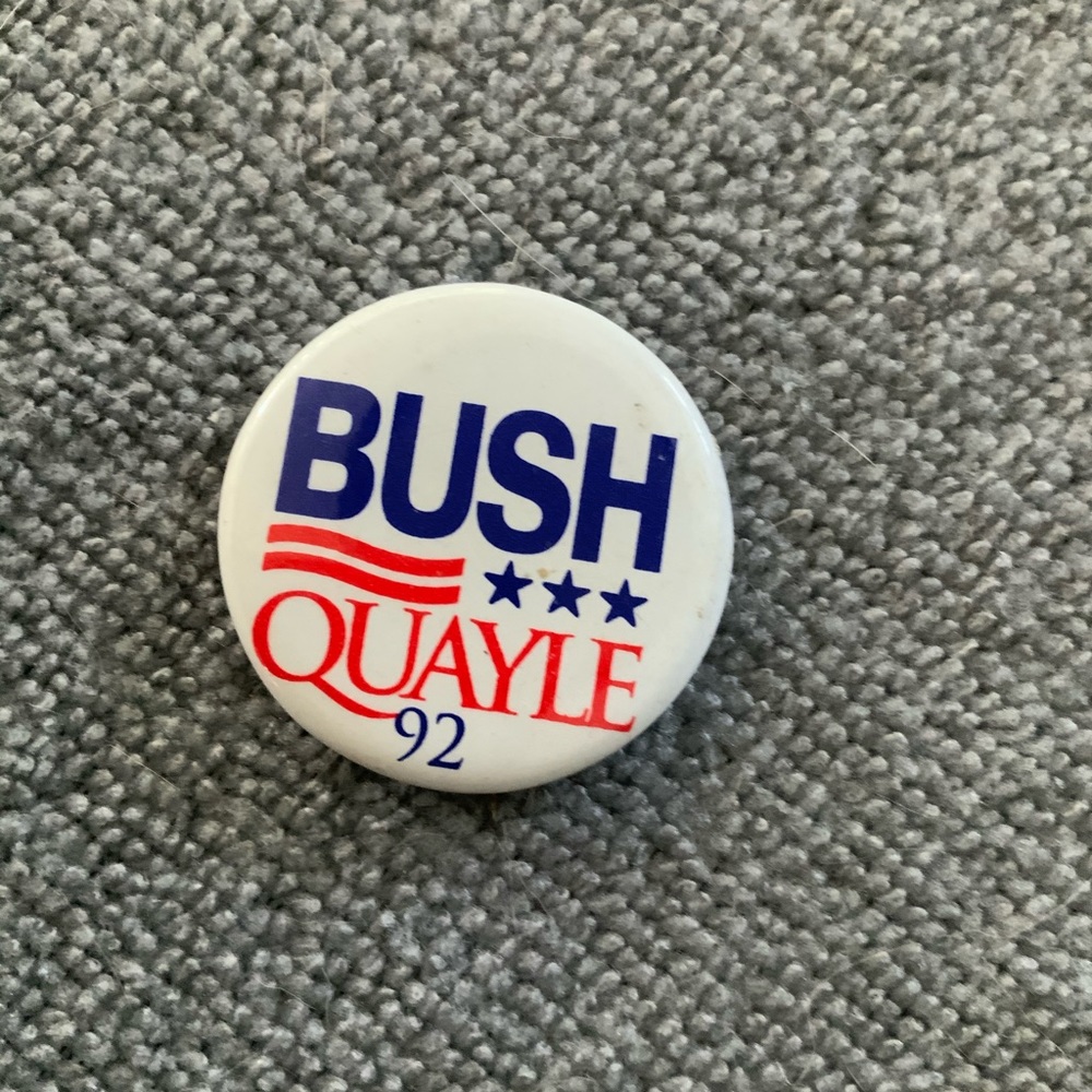Bush Quayle Presidential Button
